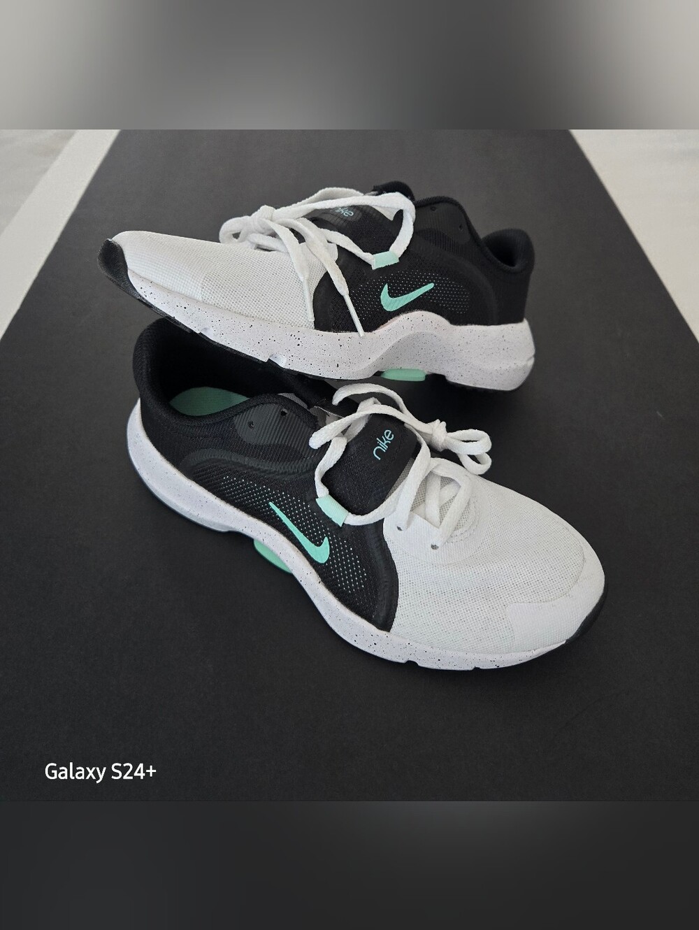 Nike Women’s Black, White, Jade Ice Workout Shoes TR13